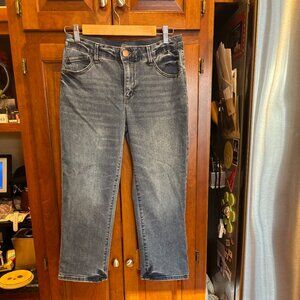 Democracy High Rise Petite Modern Capri Jean 6 Petite Ab"solution